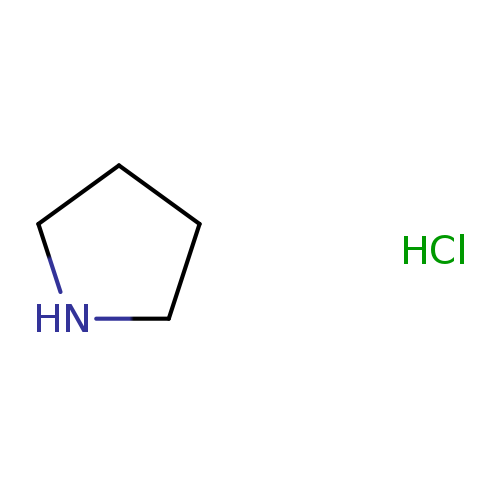Pyrrolidine, hydrochloride (1:1)