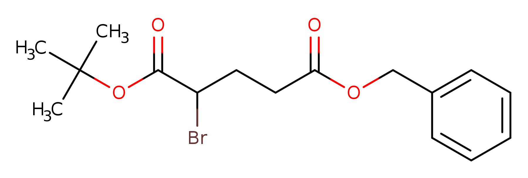 5-Benzyl 1-(tert-butyl) 2-bromopentanedioate