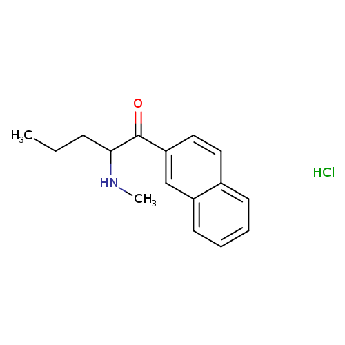 2-(methylamino)-1-(naphthalen-2-yl)pentan-1-one,monohydrochloride