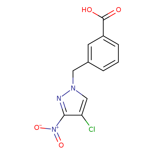 3-((4-Chloro-3-nitro-1H-pyrazol-1-yl)methyl)benzoic acid