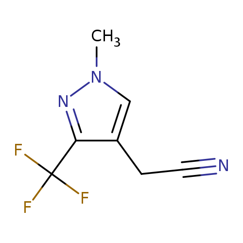 2-(1-methyl-3-(trifluoromethyl)-1H-pyrazol-4-yl)acetonitrile