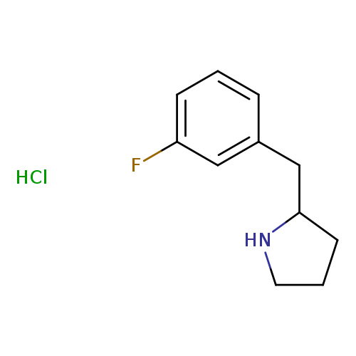2-[(3-Fluorophenyl)methyl]pyrrolidine hydrochloride