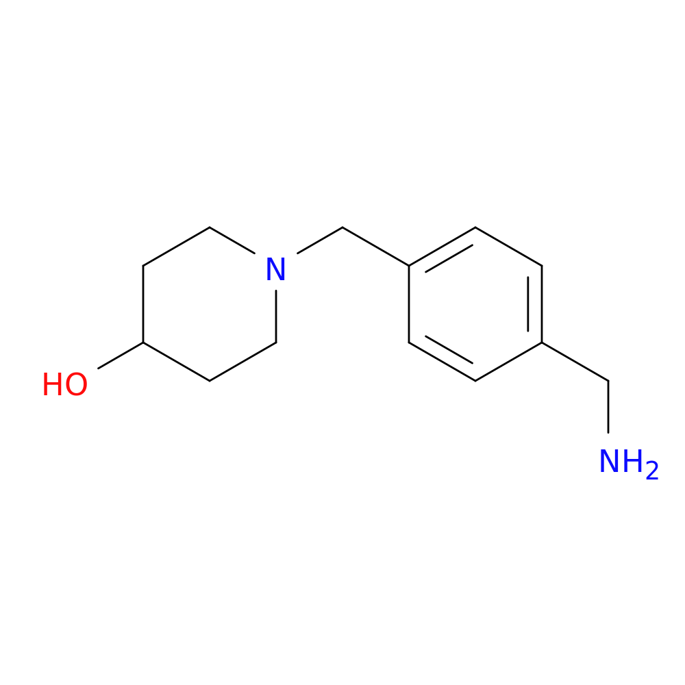 1-([4-(Aminomethyl)phenyl]methyl)piperidin-4-ol