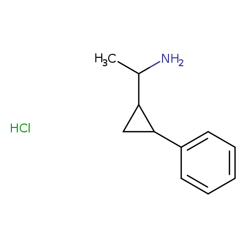 1-(2-phenylcyclopropyl)ethan-1-amine hydrochloride