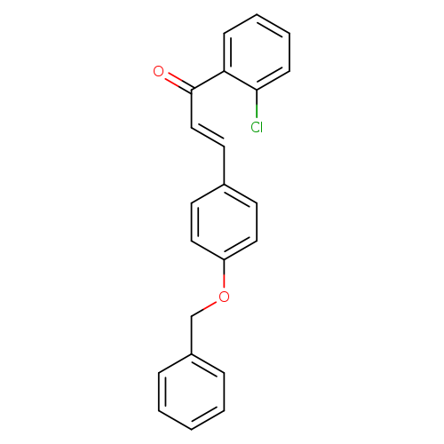 (2E)-3-[4-(benzyloxy)phenyl]-1-(2-chlorophenyl)prop-2-en-1-one