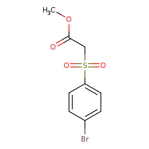 (4-Bromophenylsulfonyl)acetic acid methyl ester
