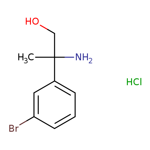 2-amino-2-(3-bromophenyl)propan-1-ol hydrochloride