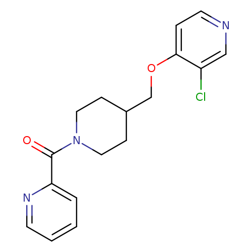 3-chloro-4-{[1-(pyridine-2-carbonyl)piperidin-4-yl]methoxy}pyridine