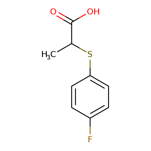 2-[(4-fluorophenyl)sulfanyl]propanoic acid