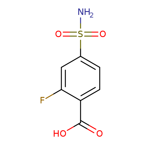 2-fluoro-4-sulfamoylbenzoic acid