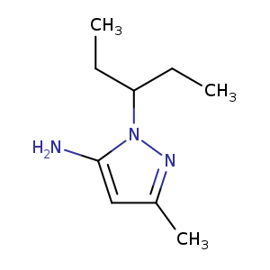 3-Methyl-1-(pentan-3-yl)-1H-pyrazol-5-amine