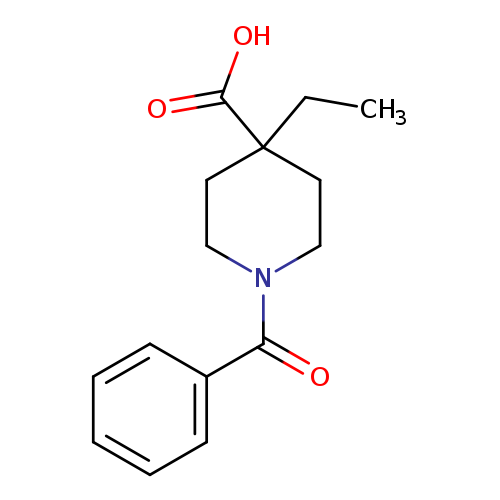 1-benzoyl-4-ethylpiperidine-4-carboxylic acid