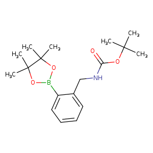 Tert-Butyl 2-(4,4,5,5-tetramethyl-1,3,2-dioxaborolan-2-yl)benzylcarbamate