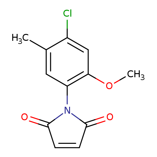 1-(4-chloro-2-methoxy-5-methylphenyl)-2,5-dihydro-1H-pyrrole-2,5-dione