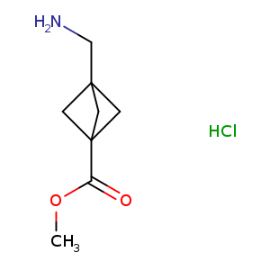 Methyl3-(aminomethyl)bicyclo[1.1.1]pentane-1-carboxylatehydrochloride