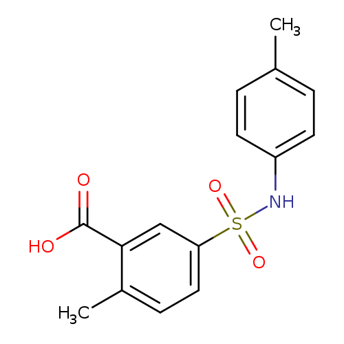 2-methyl-5-[(4-methylphenyl)sulfamoyl]benzoic acid