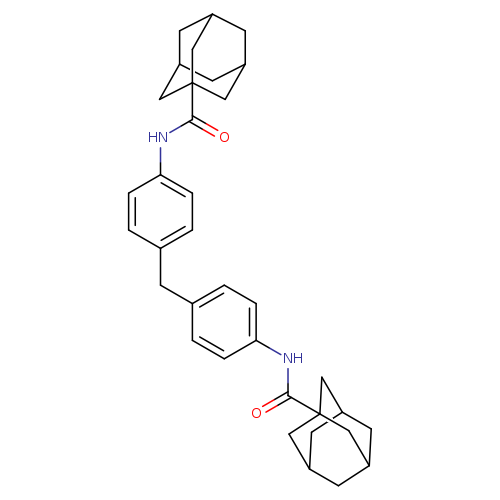N-(4-{[4-(adamantane-1-amido)phenyl]methyl}phenyl)adamantane-1-carboxamide