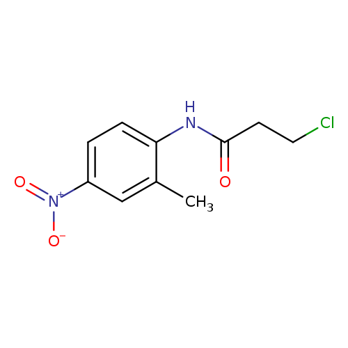 3-chloro-N-(2-methyl-4-nitrophenyl)propanamide