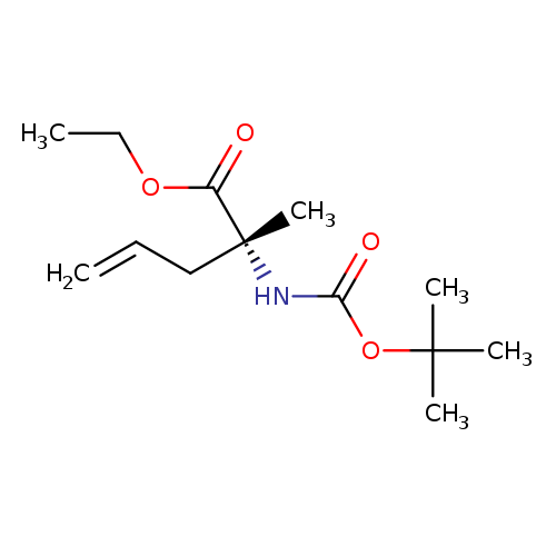 4-Pentenoic acid, 2-[[(1,1-dimethylethoxy)carbonyl]amino]-2-methyl-, ethyl ester, (2R)-