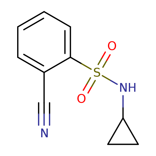 2-cyano-N-cyclopropylbenzene-1-sulfonamide