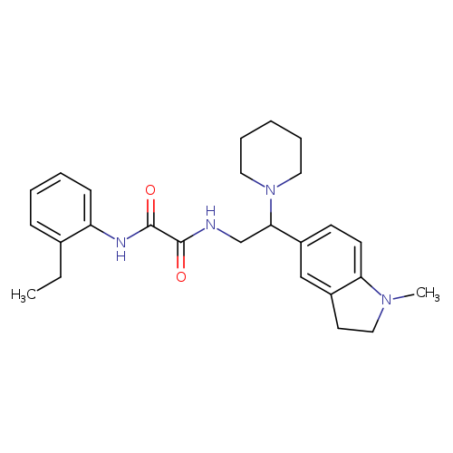 N'-(2-ethylphenyl)-N-[2-(1-methyl-2,3-dihydro-1H-indol-5-yl)-2-(piperidin-1-yl)ethyl]ethanediamide