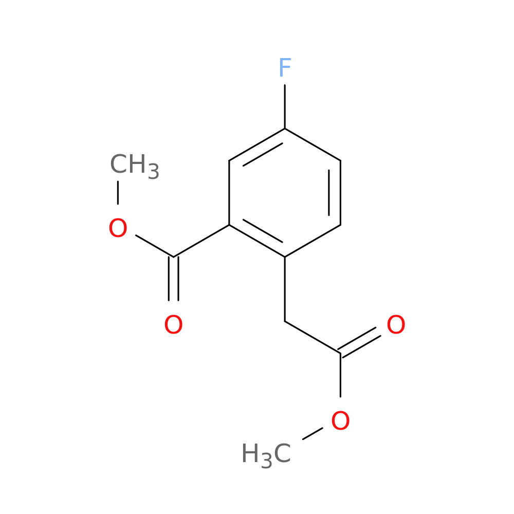Methyl 5-fluoro-2-(2-methoxy-2-oxoethyl)benzoate