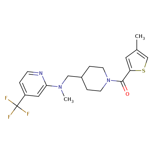 N-methyl-N-{[1-(4-methylthiophene-2-carbonyl)piperidin-4-yl]methyl}-4-(trifluoromethyl)pyridin-2-amine