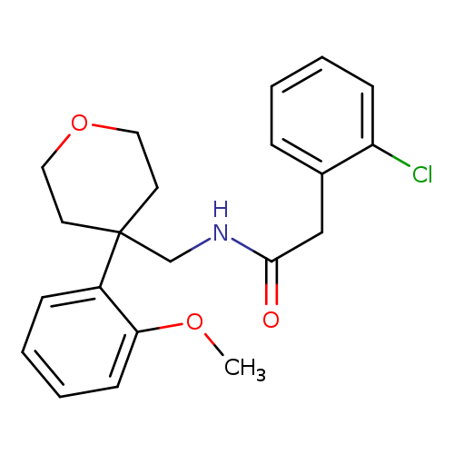 2-(2-chlorophenyl)-N-{[4-(2-methoxyphenyl)oxan-4-yl]methyl}acetamide