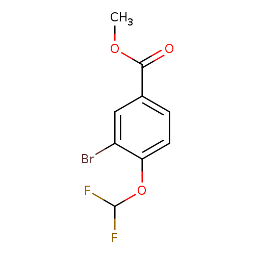 Benzoic acid, 3-bromo-4-(difluoromethoxy)-, methyl ester