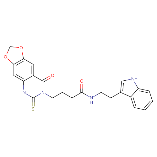 N-[2-(1H-indol-3-yl)ethyl]-4-{8-oxo-6-sulfanylidene-2H,5H,6H,7H,8H-[1,3]dioxolo[4,5-g]quinazolin-7-yl}butanamide