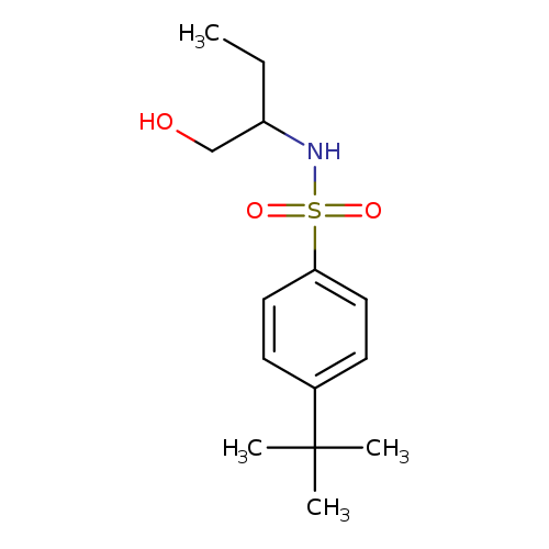 4-tert-butyl-N-(1-hydroxybutan-2-yl)benzene-1-sulfonamide