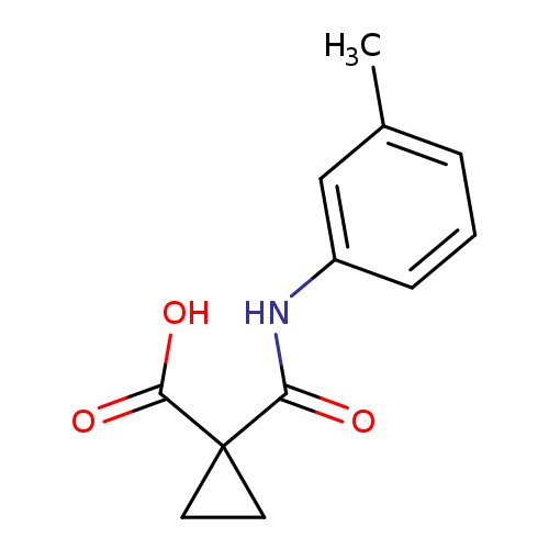 1-[(3-methylphenyl)carbamoyl]cyclopropane-1-carboxylicacid