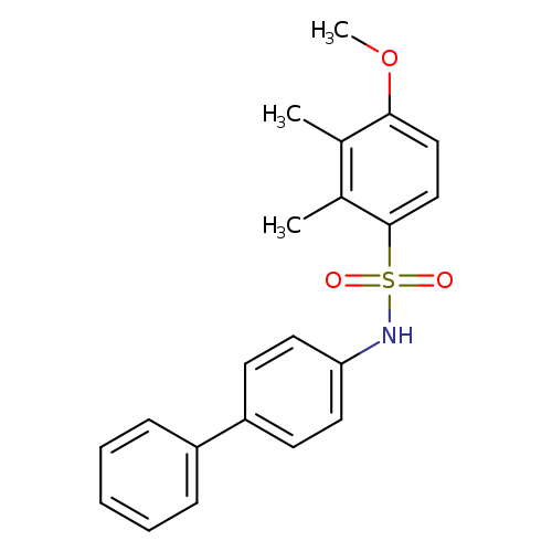 N-{[1,1'-biphenyl]-4-yl}-4-methoxy-2,3-dimethylbenzene-1-sulfonamide