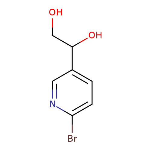 1-(6-bromopyridin-3-yl)ethane-1,2-diol