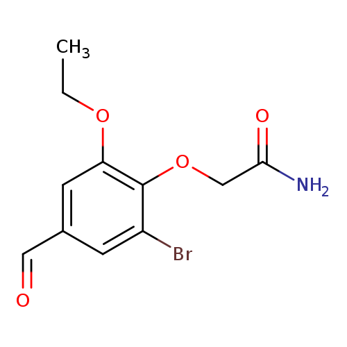 2-(2-bromo-6-ethoxy-4-formylphenoxy)acetamide