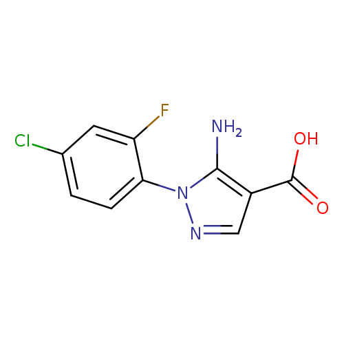 5-Amino-1-(4-chloro-2-fluorophenyl)-1h-pyrazole-4-carboxylic acid