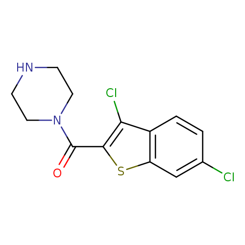 1-[(3,6-Dichloro-1-benzothien-2-yl)carbonyl]piperazine