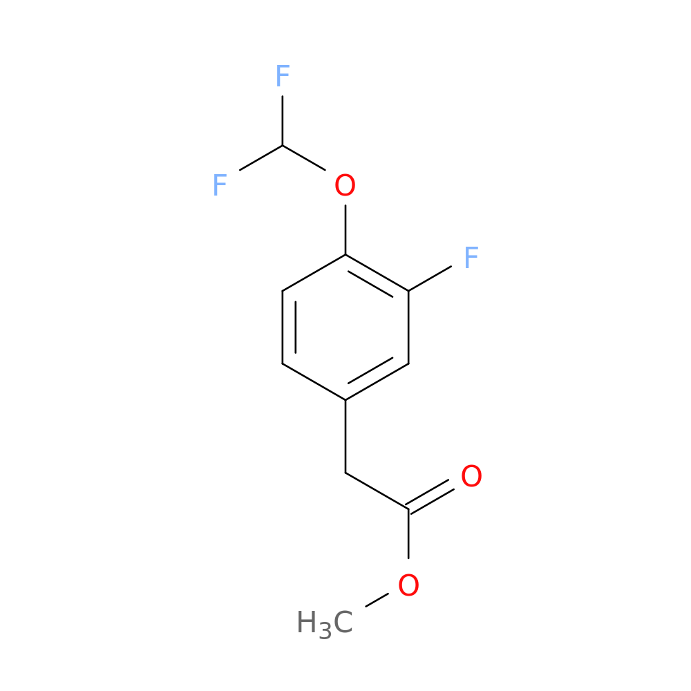 Methyl 2-(4-(difluoromethoxy)-3-fluorophenyl)acetate