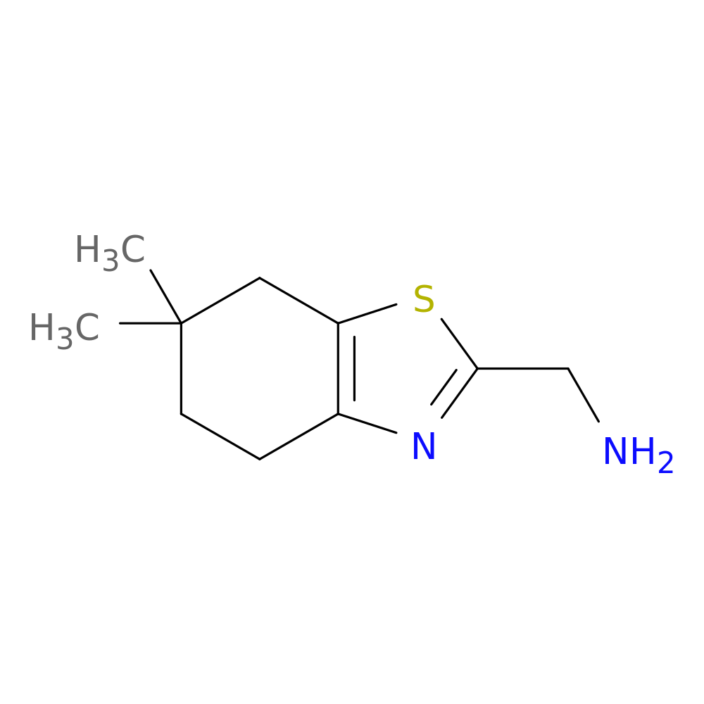 (6,6-dimethyl-4,5,6,7-tetrahydro-1,3-benzothiazol-2-yl)methanamine