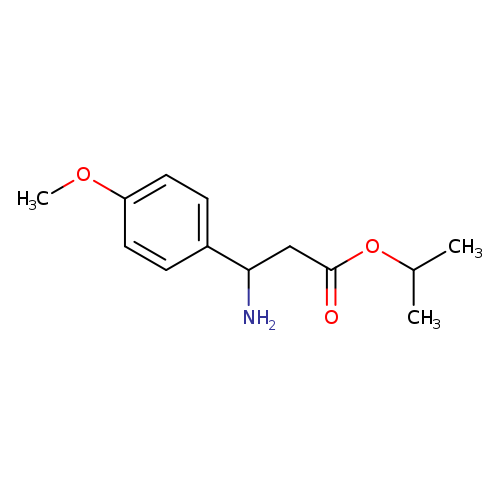 propan-2-yl 3-amino-3-(4-methoxyphenyl)propanoate