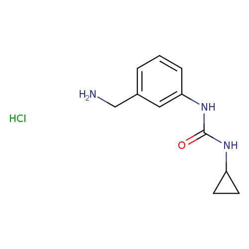 1-[3-(aminomethyl)phenyl]-3-cyclopropylurea hydrochloride
