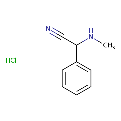 2-(Methylamino)-2-phenylacetonitrile hydrochloride