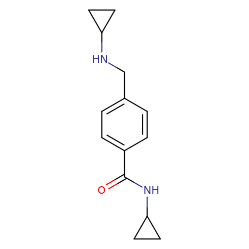 N-cyclopropyl-4-[(cyclopropylamino)methyl]benzamide