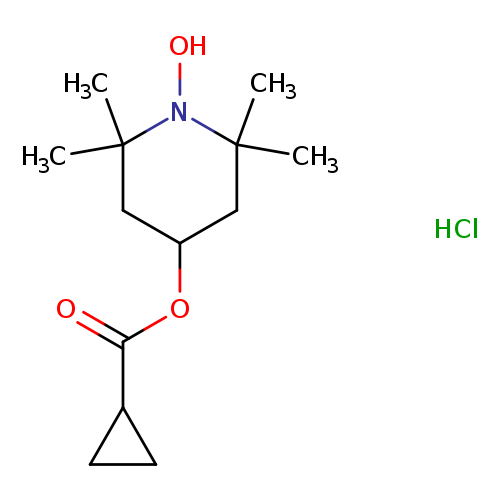 1-hydroxy-2,2,6,6-tetramethylpiperidin-4-yl cyclopropanecarboxylate hydrochloride
