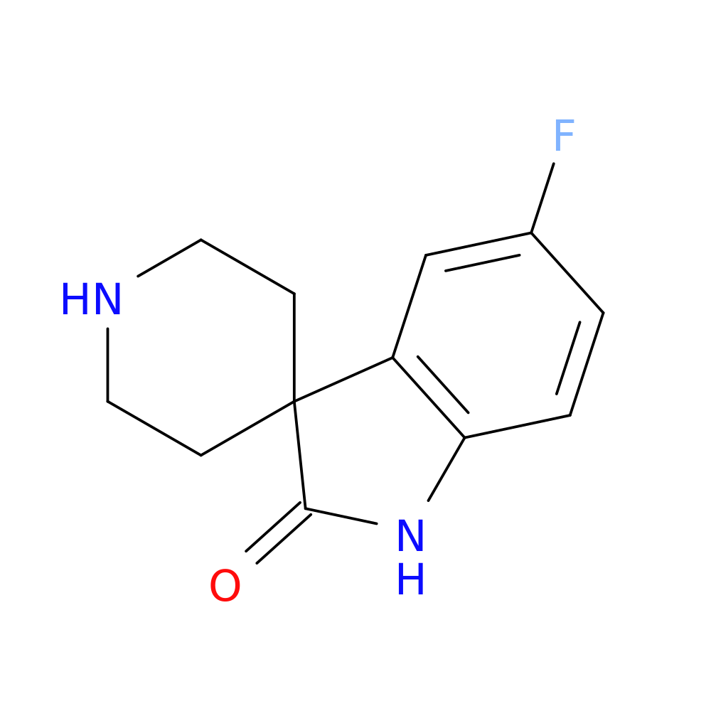 5-fluoro-1,2-dihydrospiro[indole-3,4'-piperidine]-2-one