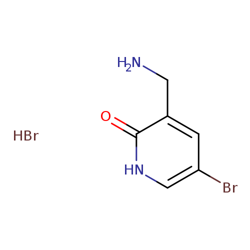 "3-(aminomethyl)-5-bromo-1,2-dihydropyridin-2-one hydrobromide"