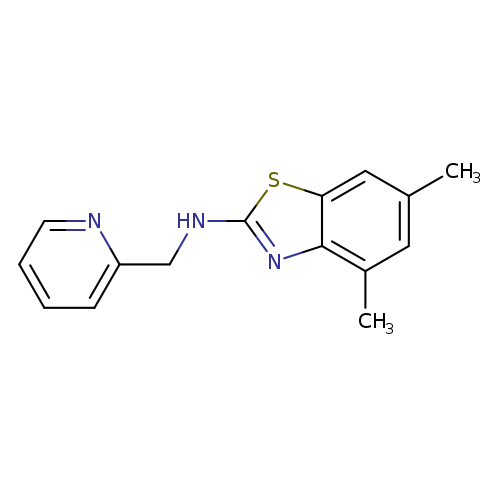 4,6-Dimethyl-N-(pyridin-2-ylmethyl)-1,3-benzothiazol-2-amine