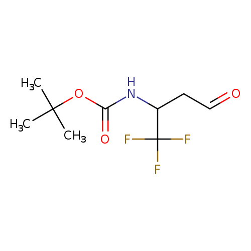 tert-butyl N-(1,1,1-trifluoro-4-oxobutan-2-yl)carbamate