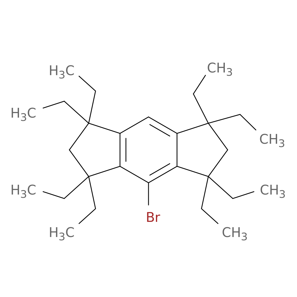 4-Bromo-1,1,3,3,5,5,7,7-octaethyl-1,2,3,5,6,7-hexahydro-s-indacene