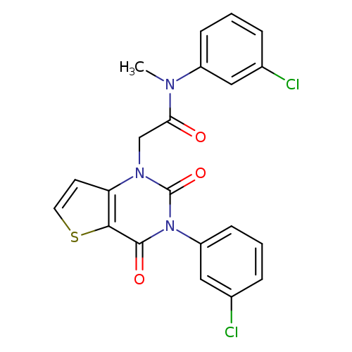 N-(3-chlorophenyl)-2-[3-(3-chlorophenyl)-2,4-dioxo-1H,2H,3H,4H-thieno[3,2-d]pyrimidin-1-yl]-N-methylacetamide